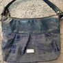 Tommy Hilfiger Navy Monogram Hobo Bag Image 9