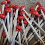 Handcrafted tiny wooden mushrooms Image 7