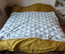 Bouchara Paris Ultra-Soft Plush Fleece Throw Blanket (Cosy  Warm) - Large
