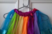 Rainbow skirt girls size 4-5 years