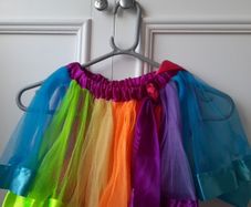 Rainbow skirt girls size 4-5 years