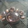 Beautiful pair of Vintage Sterling Silver clip-on Earrings Image 7