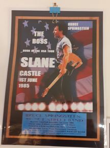 Bruce Springsteen Slane Castle poster