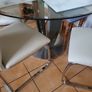 glass kitchen table Image 3