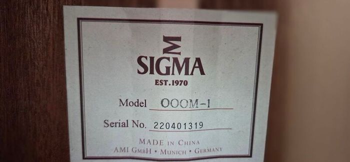Sigma 000M-1