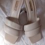 Shoes/Ladies Beige Peeptoe .. Size: 4 UK Image 3