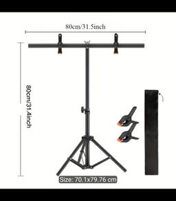 2 x T-Shape Backdrop Stand Kit