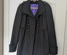 Redherring Black wool coat