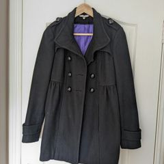 Redherring Black wool coat