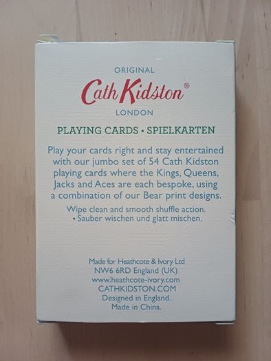 Cath Kidston of London 54 Bear Playing Large Cards Jumbo Set