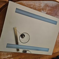 bathroom mirror with light and demister