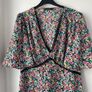 Black floral maxi dress size 12 New without tags Image 2