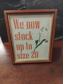 Ladys Clothes shop sign