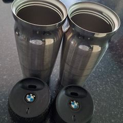 2 BMW insulated coffee cups