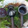 pair of antique bicycle lights Image 5