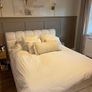 King Size Bed with Electric Ottoman & Charging Ports - Excellent Condition Image 4