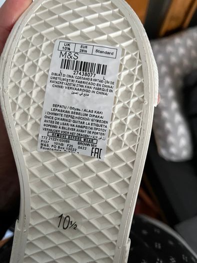 New M&S shoes size 10,5