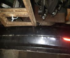 Bmw 5 E60 Rear Bumper With Pdc Sensors Black  Sapphire Metallic Genuine Part
