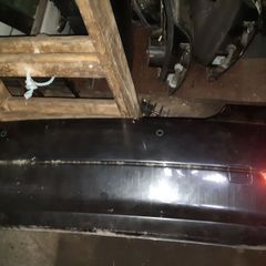 Bmw 5 E60 Rear Bumper With Pdc Sensors Black  Sapphire Metallic Genuine Part