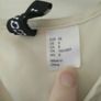H&M Cream and Black Design blouse Image 5