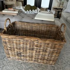 Large wicker basket
