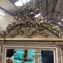 Very nice large mirror with light tones and architectural design Image 3