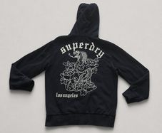 Superdry Tattoo Full Zip Men's Hoodie Size XL