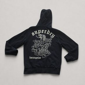 Superdry Tattoo Full Zip Men's Hoodie Size XL