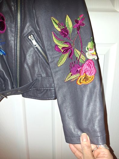 Stunning NEXT biker jacket, size 10 yo, like NEW condition