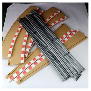 Scalextric C8228 & C8233: Radius Two Border Kit with Barriers - new condition (R2 Lead In/Out )