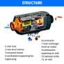 Parking Heater 12v 5kw Portable Diesel Heater Automatic Adjustment Diesel Air Heater for camper Image 2