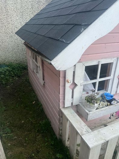 2 storey wooden playhouse