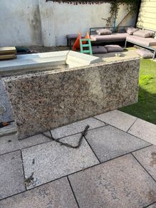Granite worktop / backsplash