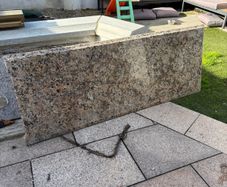 Granite worktop / backsplash
