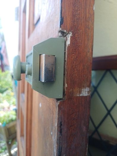 Teak Front Door