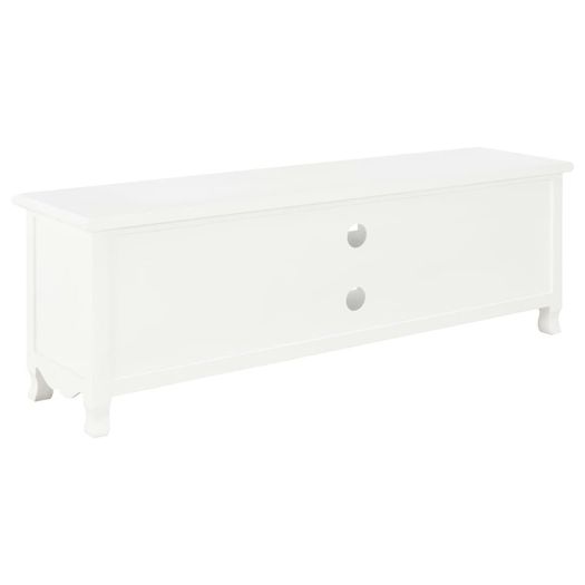 TV Cabinet White 120x30x40 cm Wood