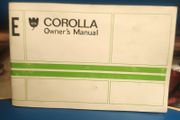 Toyota Corolla Owner's Manual 1976