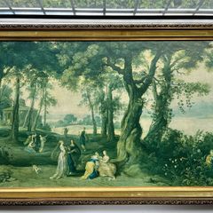 Large Framed Classical Landscape Print