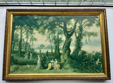 Large Framed Classical Landscape Print