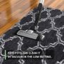 240x300cm, Grey Area Rugs for Bedroom, Washable Anti Slip Extra Large Shaggy Soft Rug Fluffy Modern Floor Carpets Mat Beside Carpet for Kids Living Room Image 4