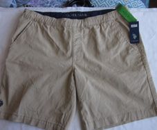 Polo Mens Cotton Shorts Tan XL