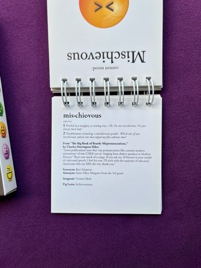 DAILY MOOD Flipchart - Office Gift, Counter-top