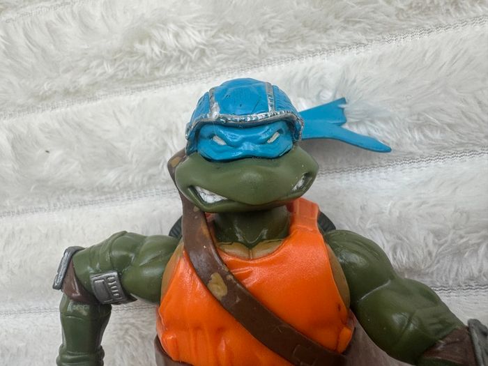 2003 TMNT Scootin Leonardo Teenage Mutant Ninja Turtles TMNT approx. 12 cm. Used Please see photos