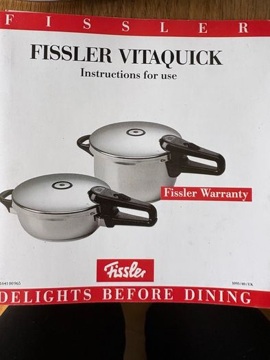 Fissler Vitaquick stainless steel pressure cooker New