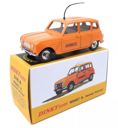 Atlas Dinky Toys 1/43 Renault 4 autoroutes