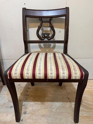 4 lyre back chairs