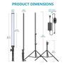 45223 Neewer 2x 60 LED Light Studio LED Lighting Kit Image 2