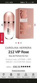 212 Vip Rose Carolina Herrera EDP