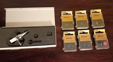 Shure Whitelable with Tonar Replacement Stylus (x5) (unused) x1 (used)