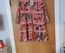 Sumitra  Long  Sleeved Handmade  Dress.  S. Freesize. B.N.W.T.